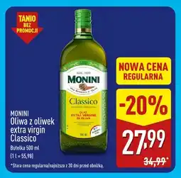 ALDI Oliwa z oliwek extra virgin Classico Monini oferta