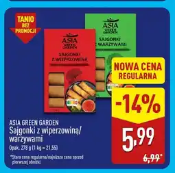 ALDI Sajgonki z wieprzowiną Asia Green Garden oferta