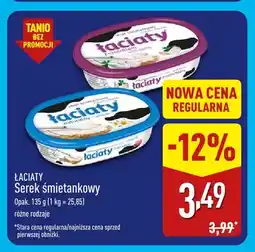ALDI Serek śmietankowy naturalny Łaciate oferta