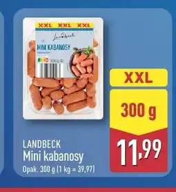 ALDI Mini kabanosy Landbeck oferta