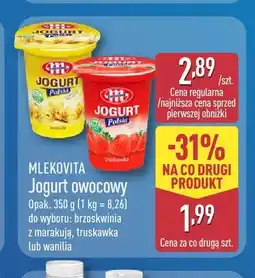 ALDI Jogurt owocowy wanilia Mlekovita oferta