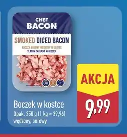 ALDI Boczek w kostce wędzony surowy Chef Bacon oferta
