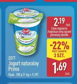 ALDI Jogurt naturalny Primo Zott oferta