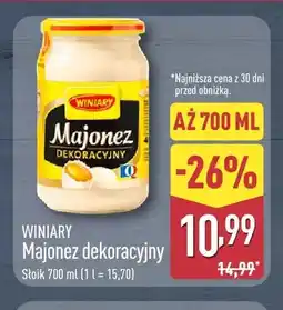 ALDI Majonez dekoracyjny Winiary oferta