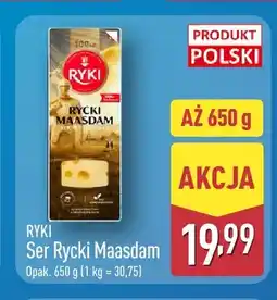 ALDI Ser Rycki Maasdam w plastrach Ryki oferta