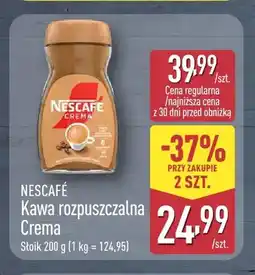 ALDI Kawa rozpuszczalna Crema Nescafé oferta