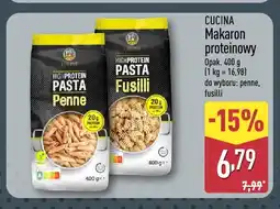 ALDI Makaron proteinowy fusilli Cucina oferta