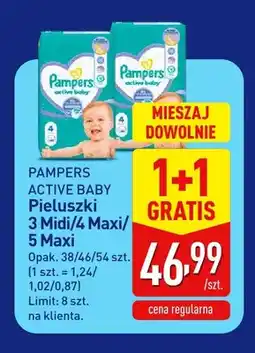 ALDI Pieluszki Pampers Active Baby 3 Midi oferta