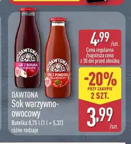 ALDI Sok warzywno-owocowy z pomidora klasyczny Dawtona oferta