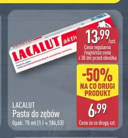 ALDI Pasta do zębów Lacalut aktiv oferta