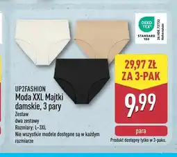 ALDI Moda XXL Majtki damskie 3-pak Up2fashion oferta