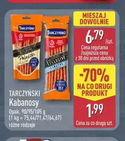 ALDI Kabanosy Exclusive z indyka Tarczyński oferta