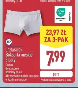 ALDI Bokserki męskie 3-pak UP2FASHION oferta