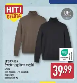 ALDI Sweter z golfem męski Up2fashion oferta
