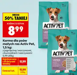 Biedronka Karma dla psów małych ras Activ Pet oferta