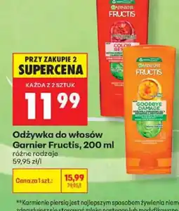 Biedronka Odżywka do włosów Garnier Fructis Goodbye Damage oferta