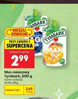 Biedronka Mus owocowy Tymbark XXL Mango oferta