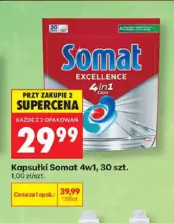 Biedronka Kapsułki do zmywarki Somat Excellence 4w1 oferta