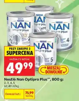 Biedronka Mleko modyfikowane Nestlé NAN Optipro Plus 2 oferta
