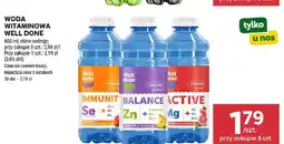 Stokrotka Woda witaminowa Well Done Active oferta