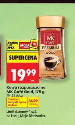 Biedronka Kawa rozpuszczalna MK Café Premium Gold oferta