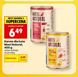 Biedronka Karma dla kota wołowina z jagnięciną Maxi Natural oferta
