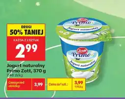 Biedronka Jogurt naturalny Zott Primo oferta
