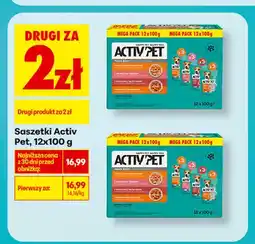 Biedronka Saszetki dla psa Activ Pet 12-pak oferta