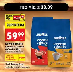 Biedronka Kawa ziarnista Lavazza Crema e Gusto Classico oferta