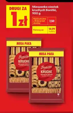 Biedronka Mieszanka ciastek kruchych Bonitki oferta
