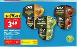 Biedronka Mus proteinowy Go Active banan-toffi oferta