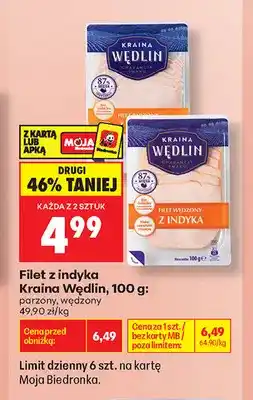 Biedronka Filet z indyka wędzony Kraina Wędlin oferta