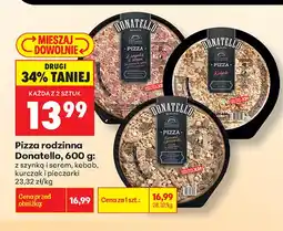 Biedronka Pizza rodzinna kebab Donatello oferta
