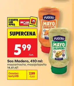 Biedronka Sos Madero mayosriracha oferta