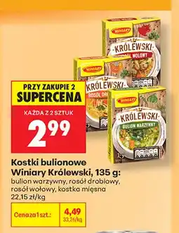Biedronka Kostki bulionowe Winiary Królewski bulion warzywny oferta