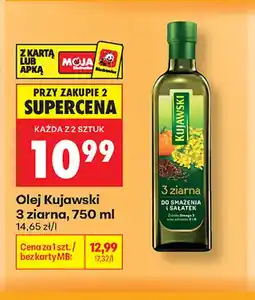 Biedronka Olej rzepakowy Kujawski 3 ziarna oferta