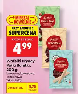 Biedronka Wafelki Pryncy Pałki Bonitki kokosowe oferta