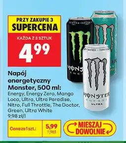 Biedronka Napój energetyczny Monster Energy Zero oferta