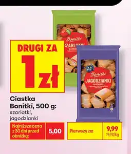 Biedronka Ciastka Bonitki szarlotki oferta