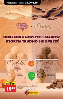 Biedronka Lody Marletto Good Lood słona krówka oferta