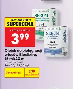 Biedronka Olejek do pielęgnacji włosów Bioélixire baobab, biotyna, olejek konopny oferta