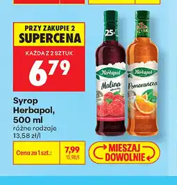 Biedronka Syrop Herbapol malina oferta