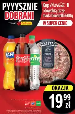 Biedronka Zestaw napój gazowany Coca-Cola + pizza Donatello oferta