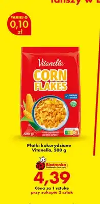 Biedronka Płatki kukurydziane Vitanella oferta