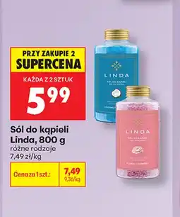 Biedronka Sól do kąpieli Linda Coconut oferta