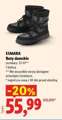 Lidl ESMARA Buty damskie oferta