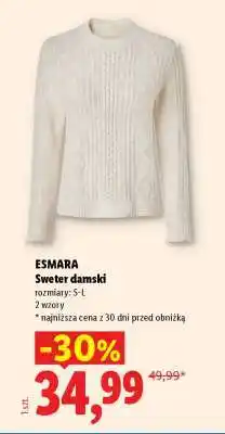 Lidl Esmara Sweter damski oferta
