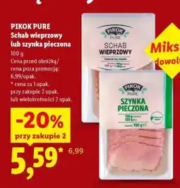 Lidl PIKOK PURE Schab wieprzowy lub szynka pieczona oferta