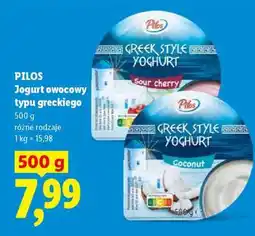 Lidl PILOS Jogurt owocowy typu greckiego oferta