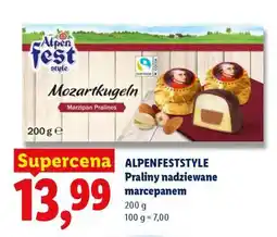 Lidl ALPENFESTSTYLE Praliny nadziewane marcepanem oferta
